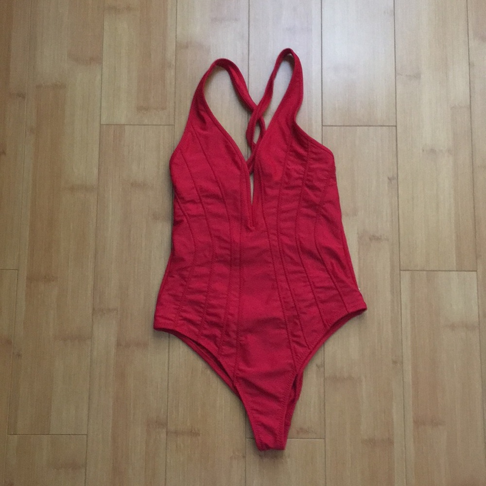 Juicy Red Zac Posen for Target Swim Suit